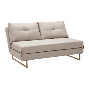 Bessagi Home, Schlafsofa 'Malic', beige, Webstoff