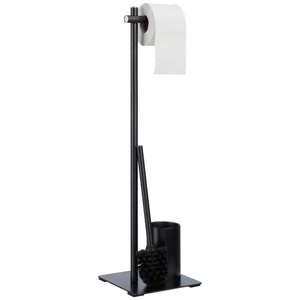Modern Living, WC-Bürstenkombination aus Metall in Schwarz, valet WC MANI -SB-