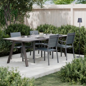 Modern Living, Gartentisch Bergen Anthrazit/Schwarz
