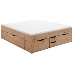 Modern Living, Stauraumbett Noah in Eiche Artisan ca. 180x200cm