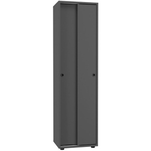 VCM, Büroschrank Bücher Ordner Aktenschrank Büromöbel Schrank Ulas 5-fach Schiebetüren Unisex Anthrazit ONE SIZE