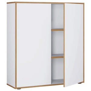 VCM, VCM - Büroschrank Sideboard Salia 3fach B100, One Size, Weiss