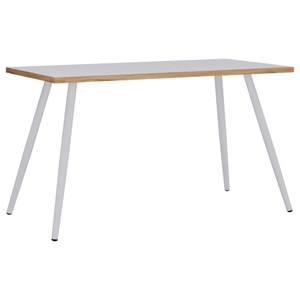 P & B, Schreibtisch Salia Honigeiche/weiss Ca110x50x70cm 110/50/70 cm Honigeiche, Weiss 