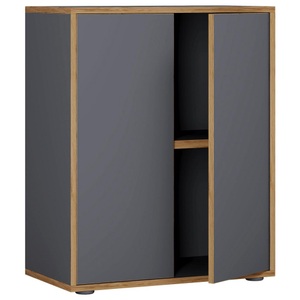 VCM, VCM - Büroschrank Sideboard Salia 2fach B60, One Size, Anthrazit