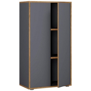 VCM, VCM - Büroschrank Sideboard Salia 3fach B60, One Size, Anthrazit