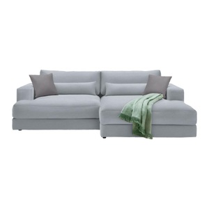 Premium Living, Ecksofa Fabiona Rechts Grau Grau 