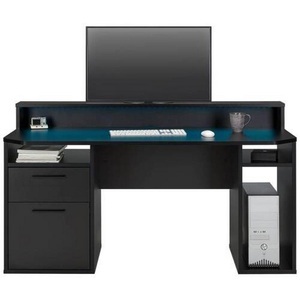 undefined, Gaming Tisch in Schwarz, Gaming Tisch in Schwarz