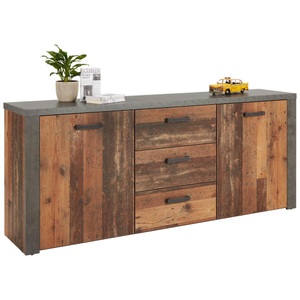 Mömax modern living, Sideboard in Dunkelbraun