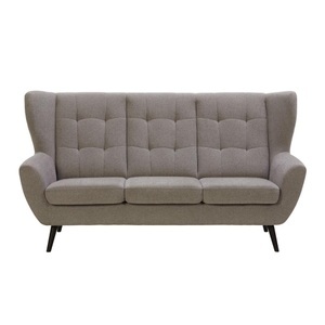 Modern Living, Dreisitzer-Sofa in Grau/Dunkelgrau, 3-Sitzer-Sofa Helsinki in Grau/Dunkelgrau