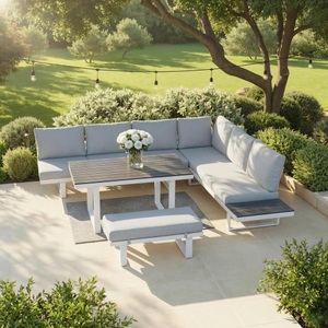 Dining-loungeset Leandra 4-teilig 
