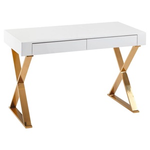 MID.YOU, Schreibtisch Wl6.314 118/57/76 cm Weiss 