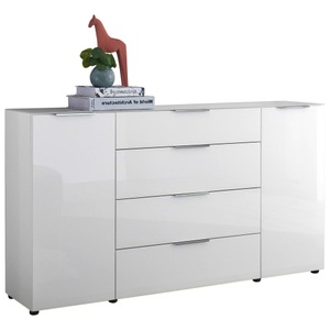 Momax, Sideboard Siena Weiss  180/99/40 cm 4 Schublade(n) 