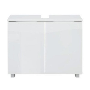 Modern Living, Waschbeckenunterschrank in Weiss, Waschbeckenunterschrank in Weiss