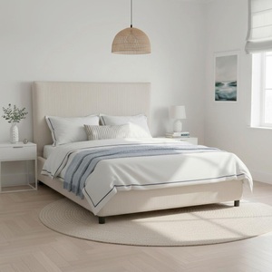 Bessagi Home, Polsterbett Marie ca. 180x200 cm Beige