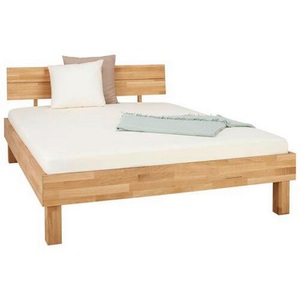 Modern Living, Bett aus Eiche massiv ca. 145x80cm, Bett aus Eiche massiv ca. 140x200cm