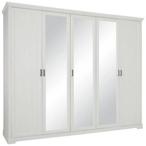 Premium Living, Drehtürenschrank in Weiß, Drehtürenschrank in Weiß