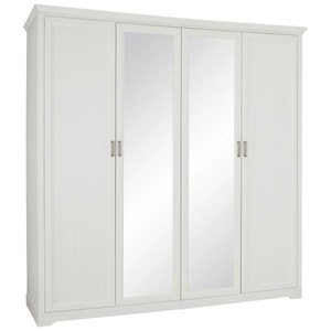 Premium Living, Drehtürenschrank in Weiß, Drehtürenschrank in Weiß