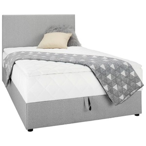 Momax, Boxbett Boxy in Grau ca. 100x200cm, Lit boxspring Boxy en gris, env. 100/200cm