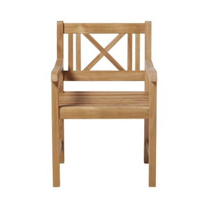 Gardenson, Gartensessel Rosenborg Holz Teakfarben 