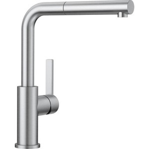 Blanco, Spültischarmatur 523123 aus Edelstahl, Küchenarmatur 523123 aus Edelstahl