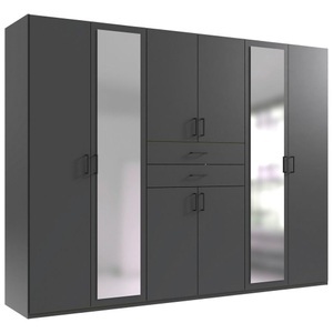 Drehtürenschrank Dillingen Graphitfarben