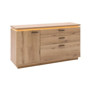 Momax, Sideboard Alameda Eichefarben  150/81/44 cm 3 Schublade(n) 
