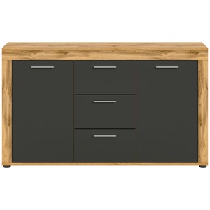 MID.YOU, Sideboard Jam  125/80/35 cm 3 Schublade(n) 