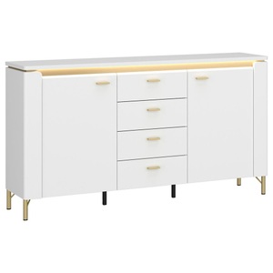 undefined, Sideboard Lazio Weiss B: 155,3 Cm  155,3/87,3/40 cm 4 Schublade(n) 