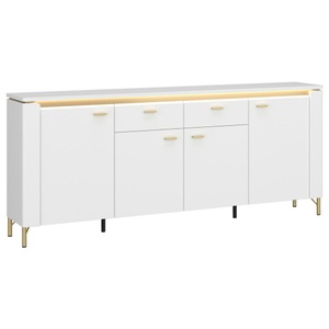 undefined, Sideboard Lazio Weiss B: 200,3 Cm  200,3/87,3/40 cm 2 Schublade(n) 