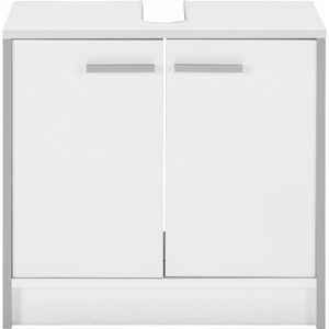 Based, Waschbeckenunterschrank in Perlweiss, Waschbeckenunterschrank in Perlweiss