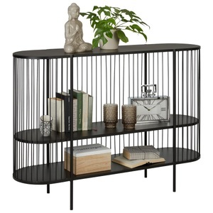 Premium Living, Konsole aus Metall in Schwarz, Table console TIAGO