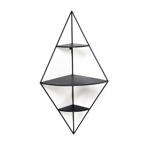 Mömax modern living, Eckregal aus Metall in Schwarz, étagère d'angle LEICESTER