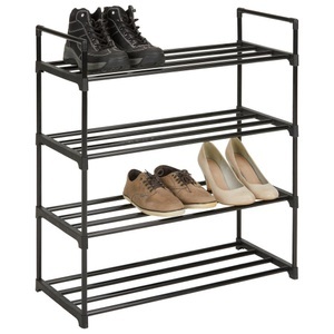 Mömax modern living, Schuhregal in Schwarz, étagère à chaussures JANE -SB-
