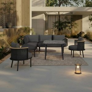 Bessagi Garden, Dining-loungeset Lissa 5-teilig 