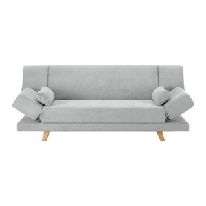 Bessagi Home, Schlafsofa Funky Hellgrau Webstoff, Schlafsofa Funky Hellgrau Webstoff
