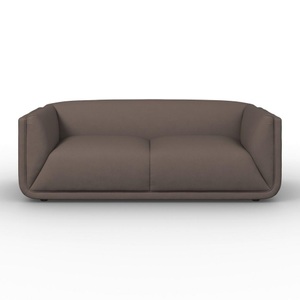 Bessagi Home, Sofa Hevi Samt Mokka Holz, Textil Mokka 