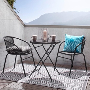 Mömax modern living, Gartentisch in Anthrazit Ø ca. 60cm