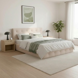 Bessagi Home, Polsterbett Julie ca. 180x200 cm Beige