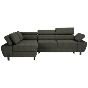 Modern Living, Wohnlandschaft in Grün, Ecksofa in Grün