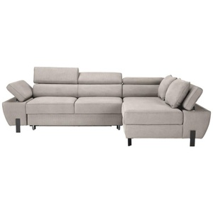 Momax, Ecksofa Molina Mini Beige Webstoff Beige 