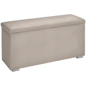 Premium Living, Truhenbank in Beige, bout de lit in Beige
