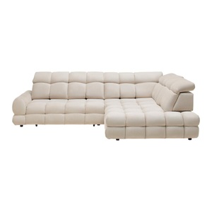 Premium Living, Ecksofa Tollo L Beige Webstoff Beige 