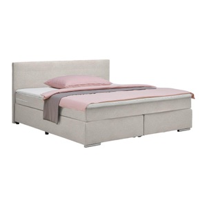 Momax, lit boxspring PALERMO, Boxspringbett Palermo in Beige ca. 180x200cm