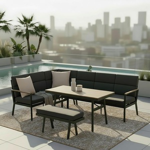 Bessagi Garden, Dining-Loungeset Eleonora Outdoorgewebe