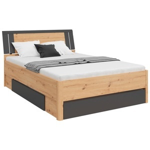 Modern Living, Stauraumbett in Eiche Artisan ca. 140x200cm, Stauraumbett in Eiche Artisan ca. 140x200cm