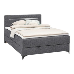 Momax, Boxbett Jerry In Grau Ca. 140x200cm 140/200 cm Grau 