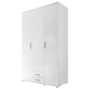 undefined, Drehtürenschrank, Drehtürenschrank in Weiß