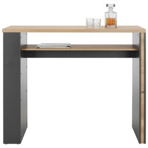 Modern Living, Bartisch in Anthrazit/Eichefarben, Bartisch in Anthrazit/Eichefarben