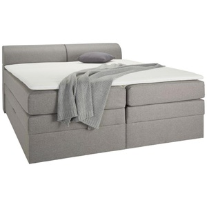 Based, Boxspringbett in Grau ca. 180x200cm