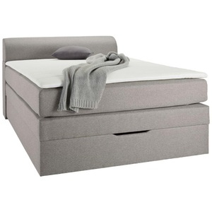 Based, Boxspringbett in Grau ca. 120x200cm